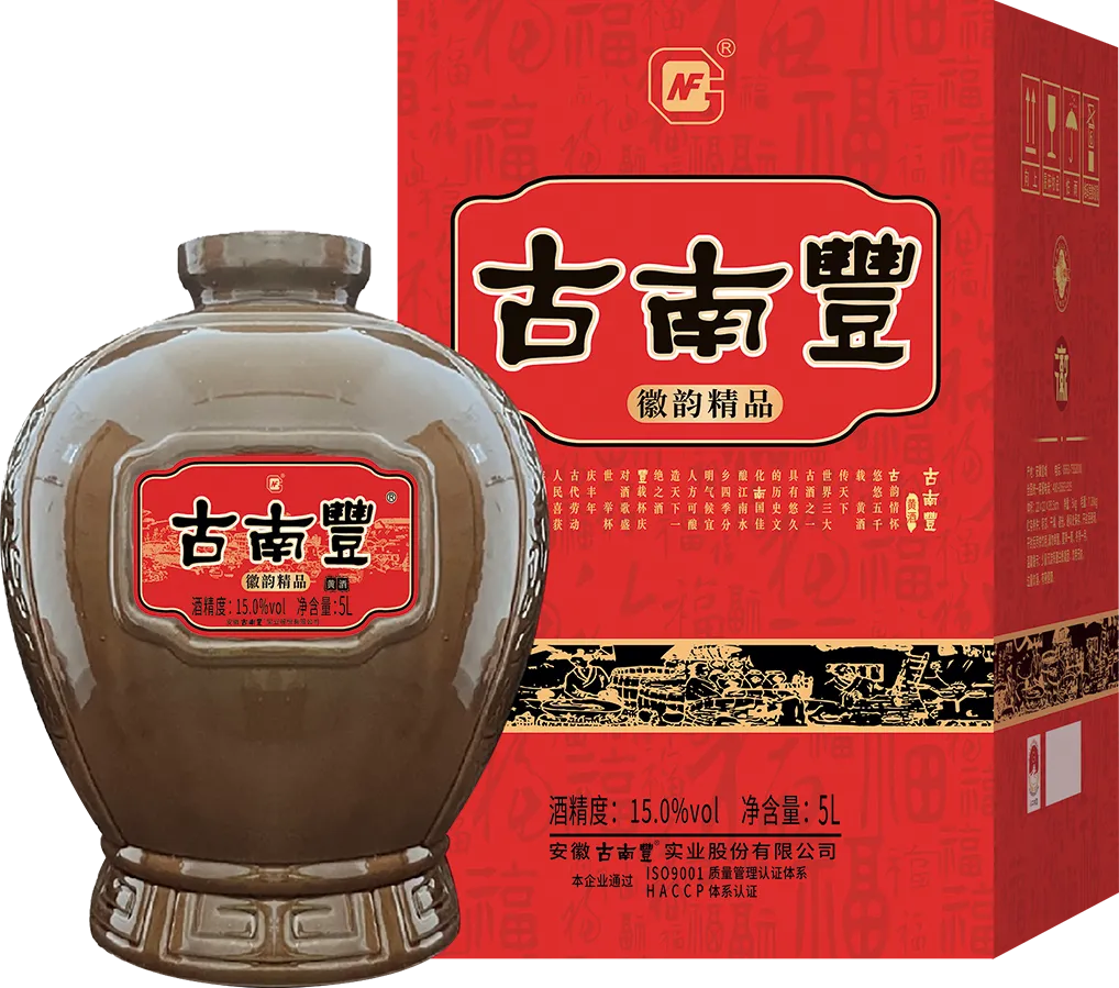 5kg精品徽韵陶坛黄酒