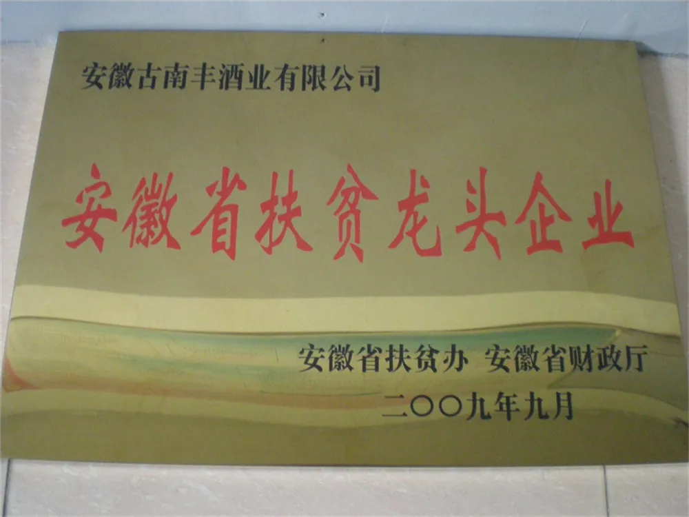 2009年安徽省扶贫龙头企业